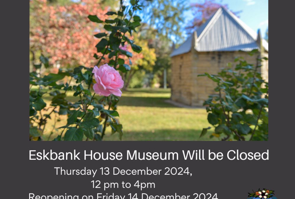 Eskbank House Museum Half Day Closure