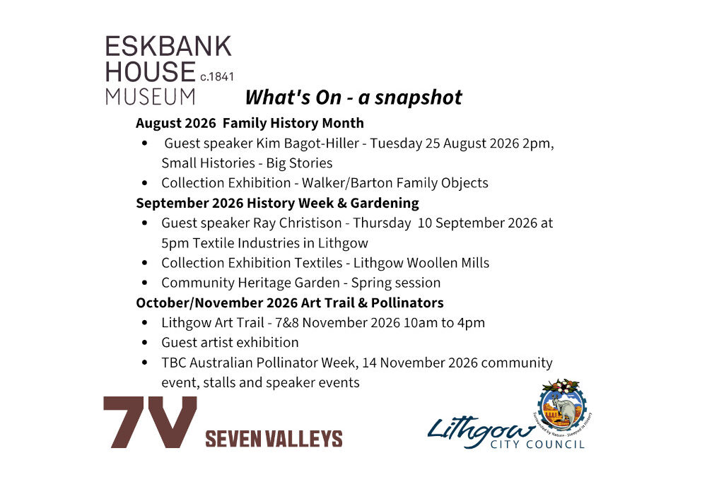 What’s on – a snapshot
