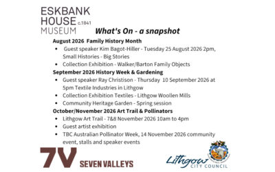 What’s on – a snapshot